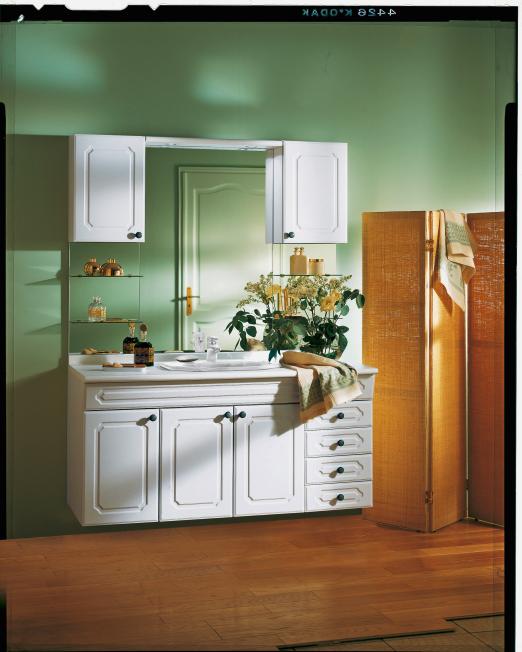 Salle de bain décorée vintage